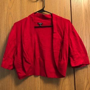 Torrid women’s plus size red shrug